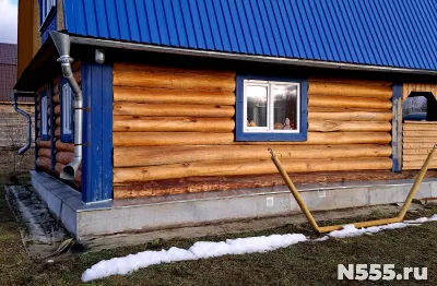 Добротный дом с банькой на высоком берегу реки Шелонь фото 9